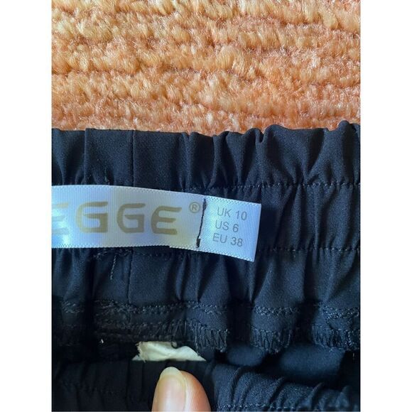 NWOT EGGE BLACK PANTS M - Picture 3 of 9